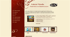 Desktop Screenshot of galeriavitralia.ro