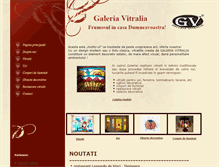 Tablet Screenshot of galeriavitralia.ro